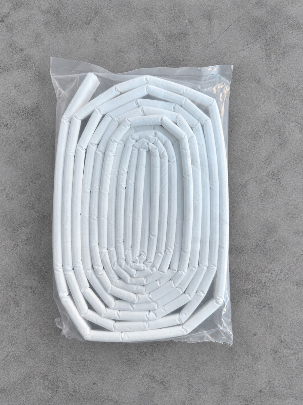 Wedge Weather Stripping Door Seal Strip, Soundproofing (White, 196”)
